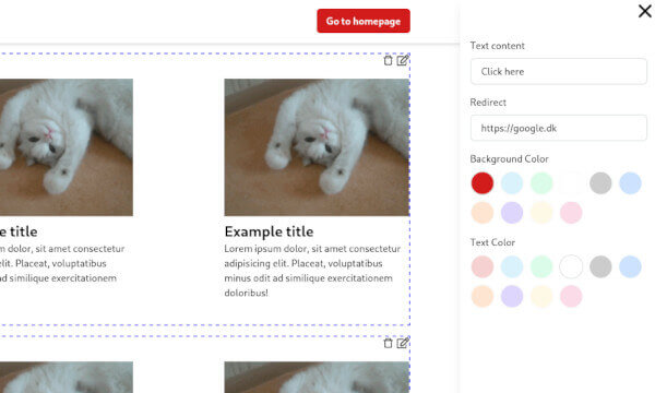 Billed af mit CMS system, klik her for flere oplysninger
